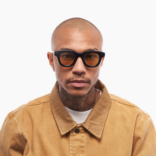 Apollo / Black Acetate & Yellow Lens - Shade Files